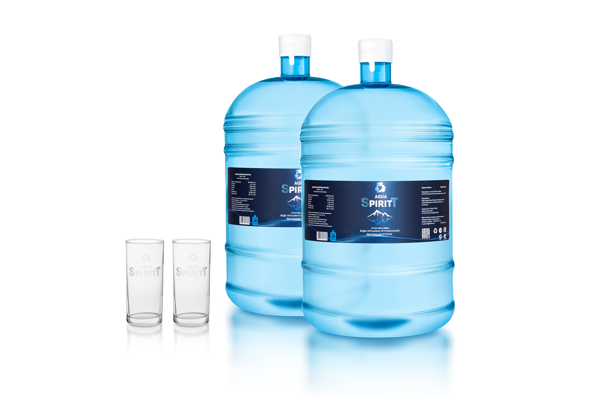 AQUA SpiritT 19 л Природная питьевая вода